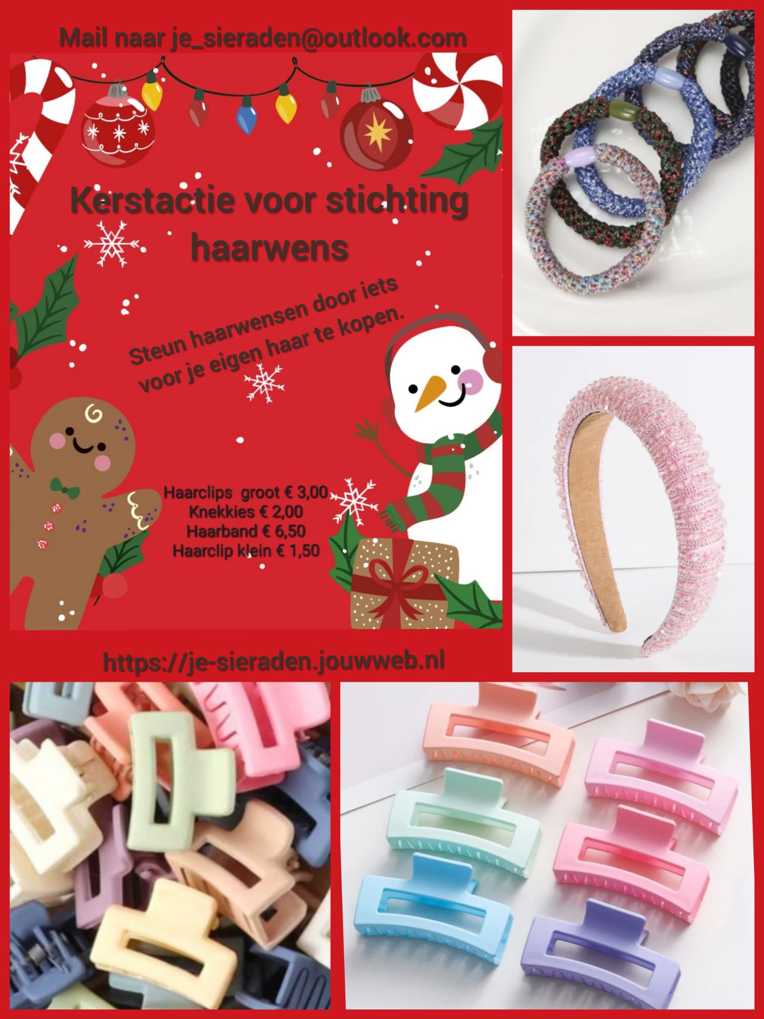 Jaarlijkse Kerstactie voor haarwensen