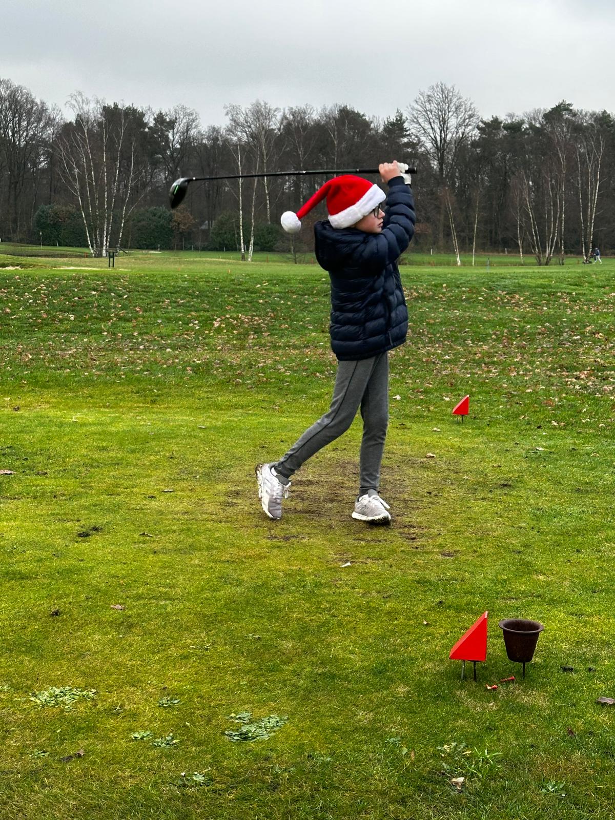 Actie van Jeugd van de golfclub Winterswijk