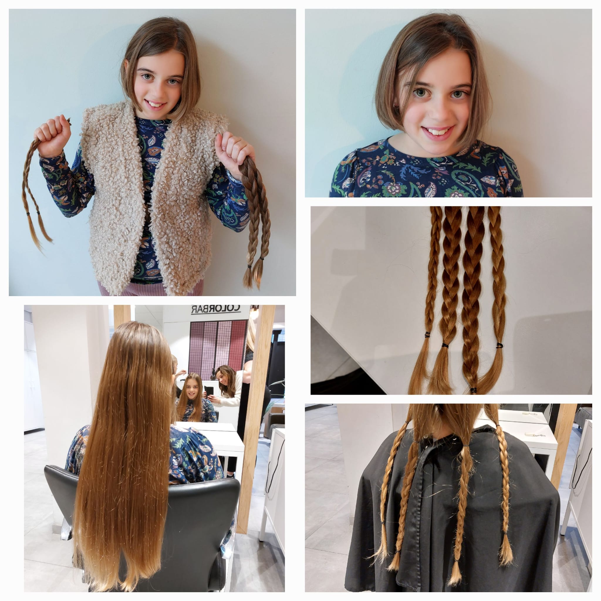 Een haarwerk met het haar van Olivia