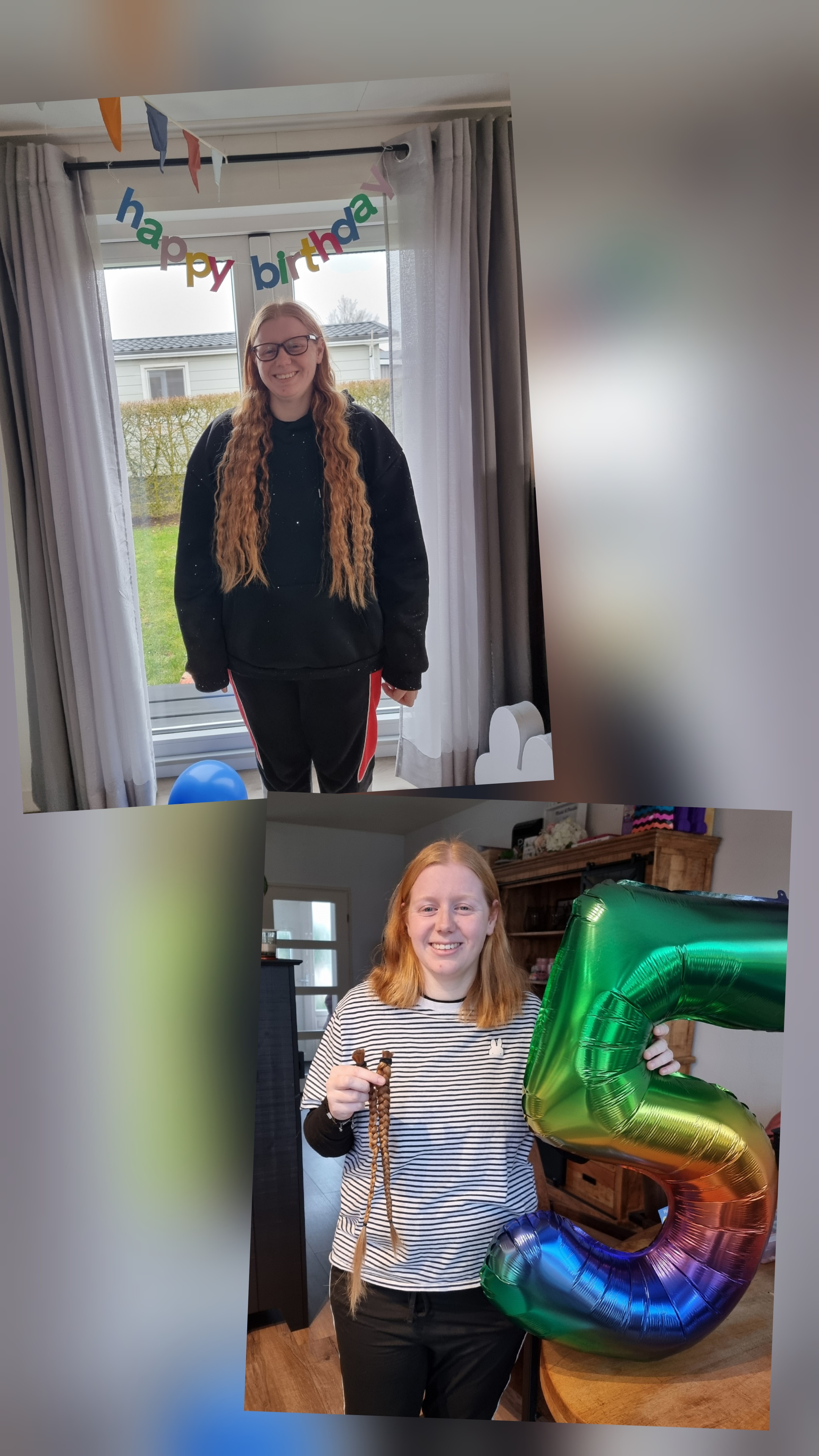 5e keer haar gedoneerd! 